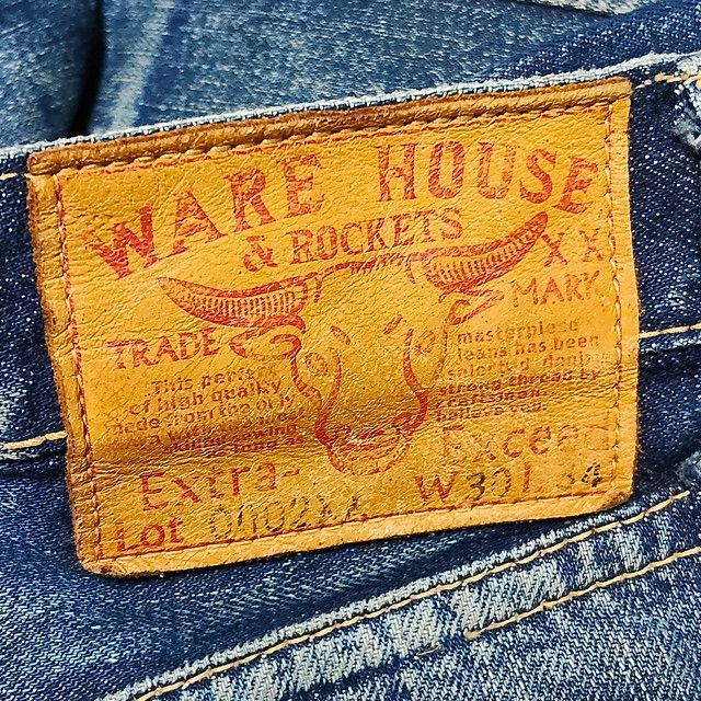warehouse × rockets ウェアハウス × ロケッツ 別注 ジーンズ デニム