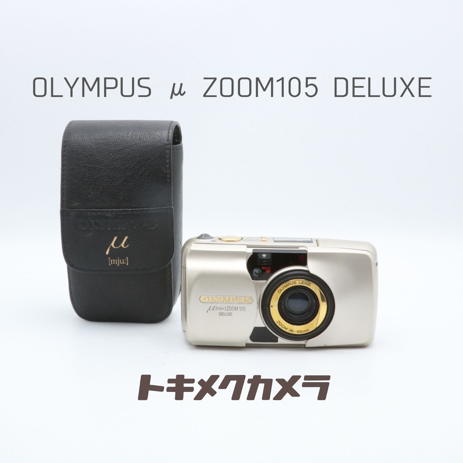 【動作確認済】オリンパス OLYMPUS μ ZOOM 105 DELUXE 完動品】OLYMPUS μ ZOOM 105 ストア DELUXE フィルムカメラ 動作確認