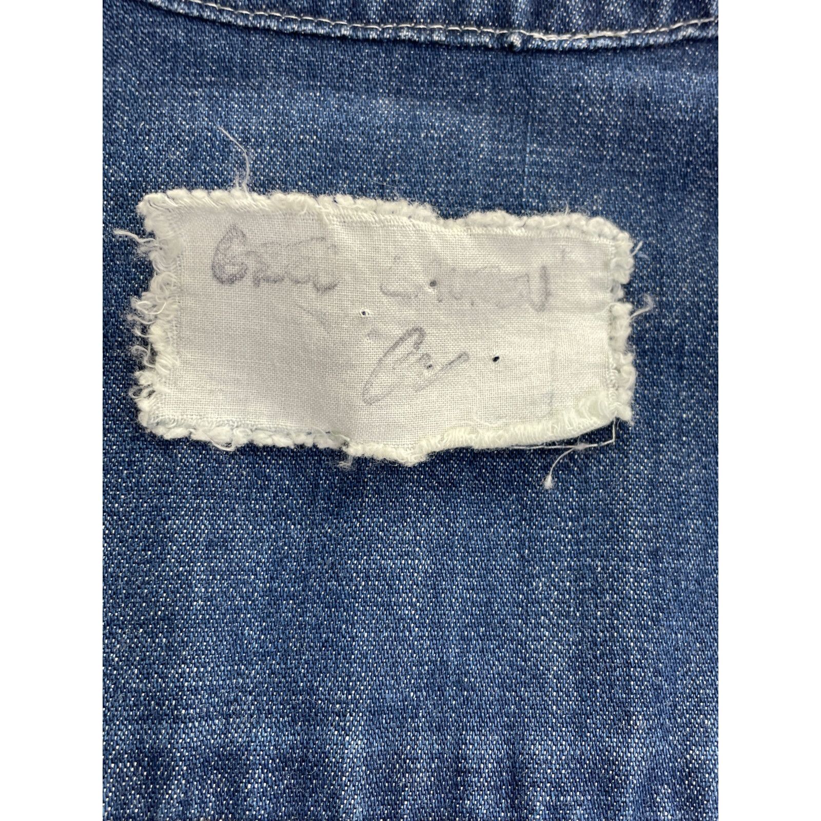 GREG LAUREN グレッグローレン デニム ウエスタンシャツ/ ※サイズの