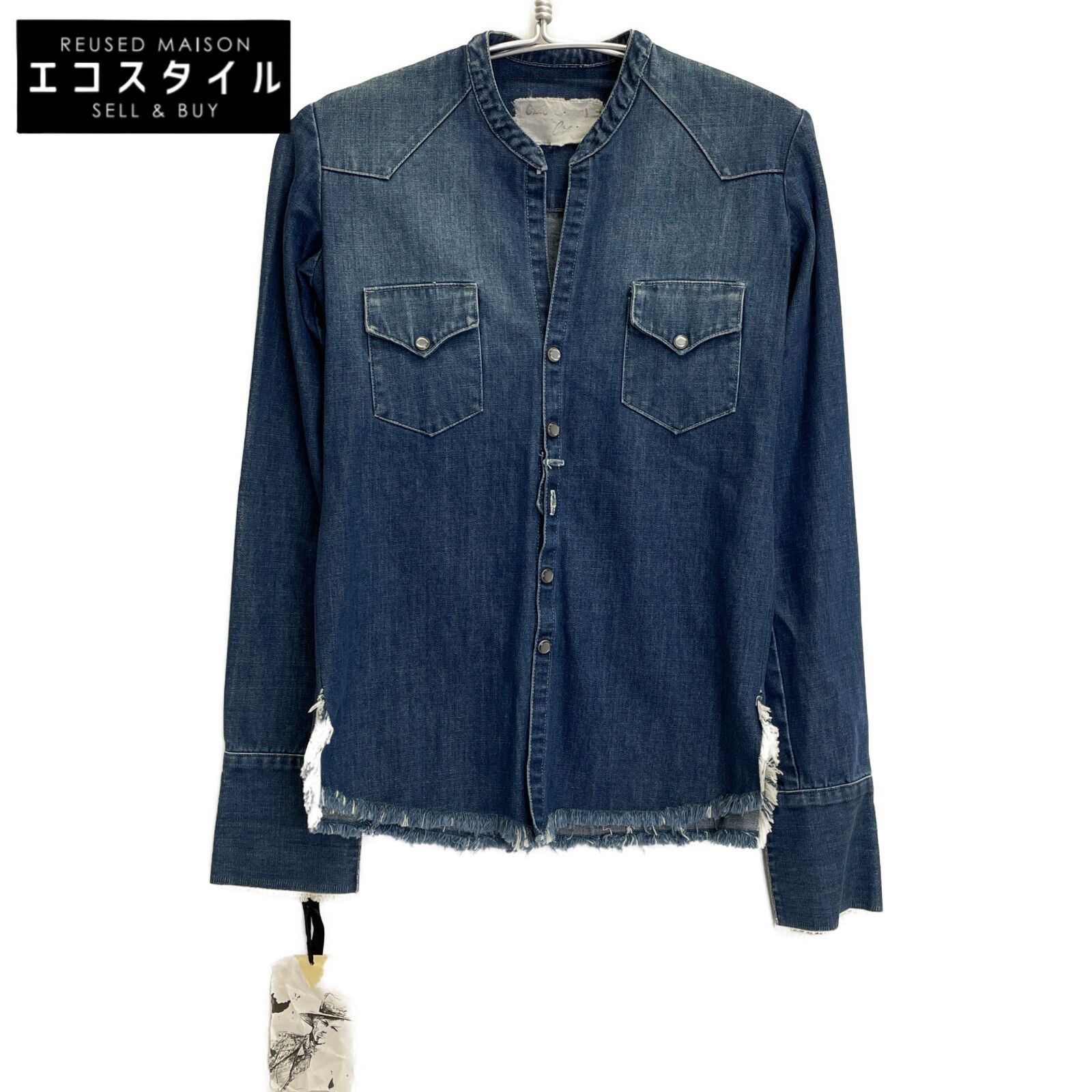 GREG LAUREN グレッグローレン デニム ウエスタンシャツ サイズの記載はございません