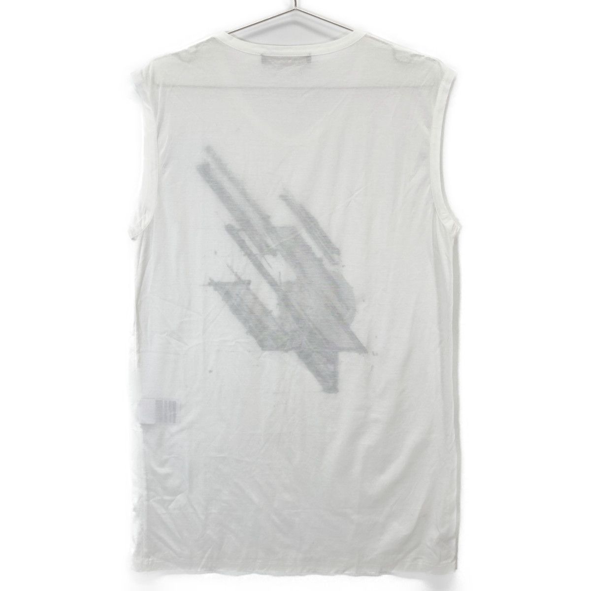 バレンシアガ 265783 ノースリーブグラフィックカットソー 36