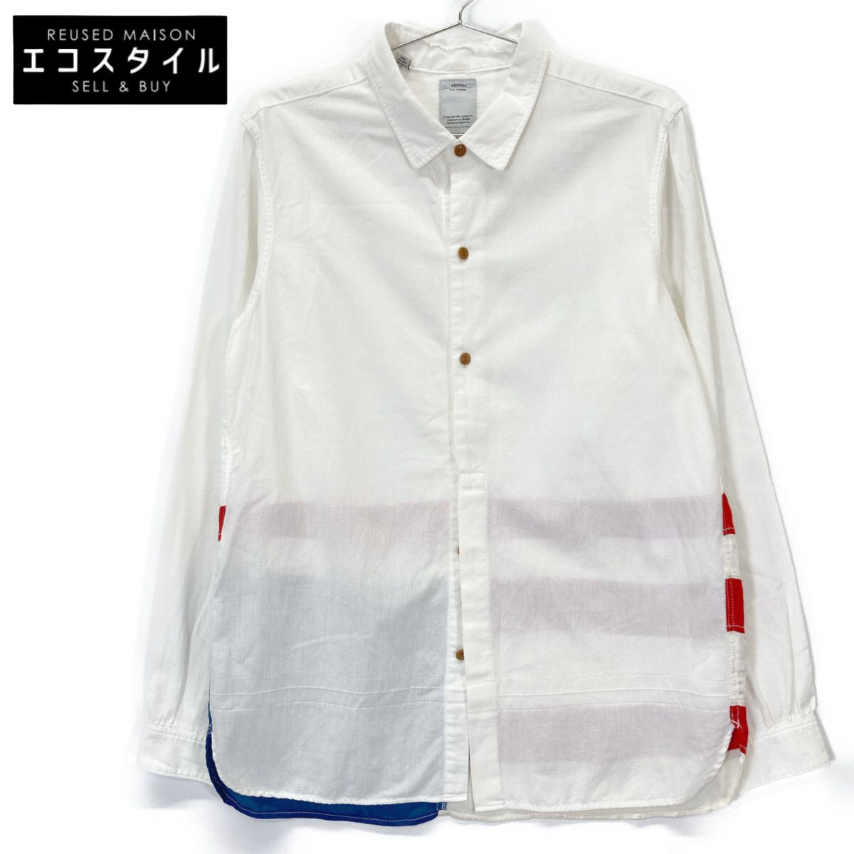 VISVIM ビズビム 星条旗 切替 ｼｬﾂ 1