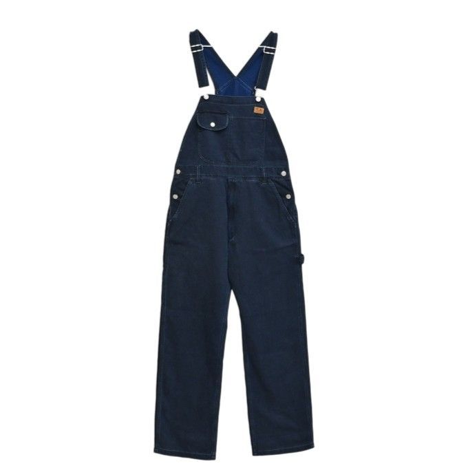 児島ジーンズ/デニム インディゴ サスペンダーオーバーオール児島