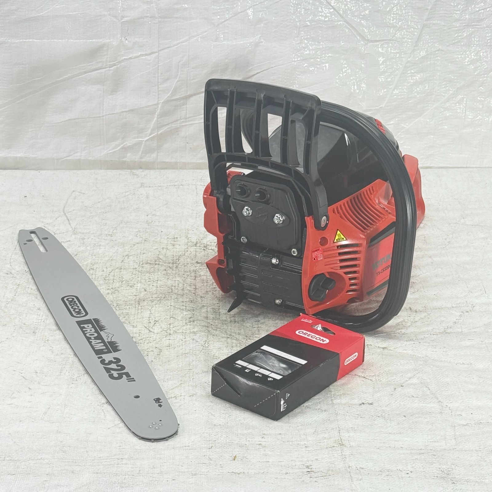 エンジン式 チェーンソー YOTUKA 20インチ 50 cm 49 cc 2.9馬力 オレゴン製 ガイドバーとソーチェーンは 倒木 玉切り YS-CS 5200 1353-1