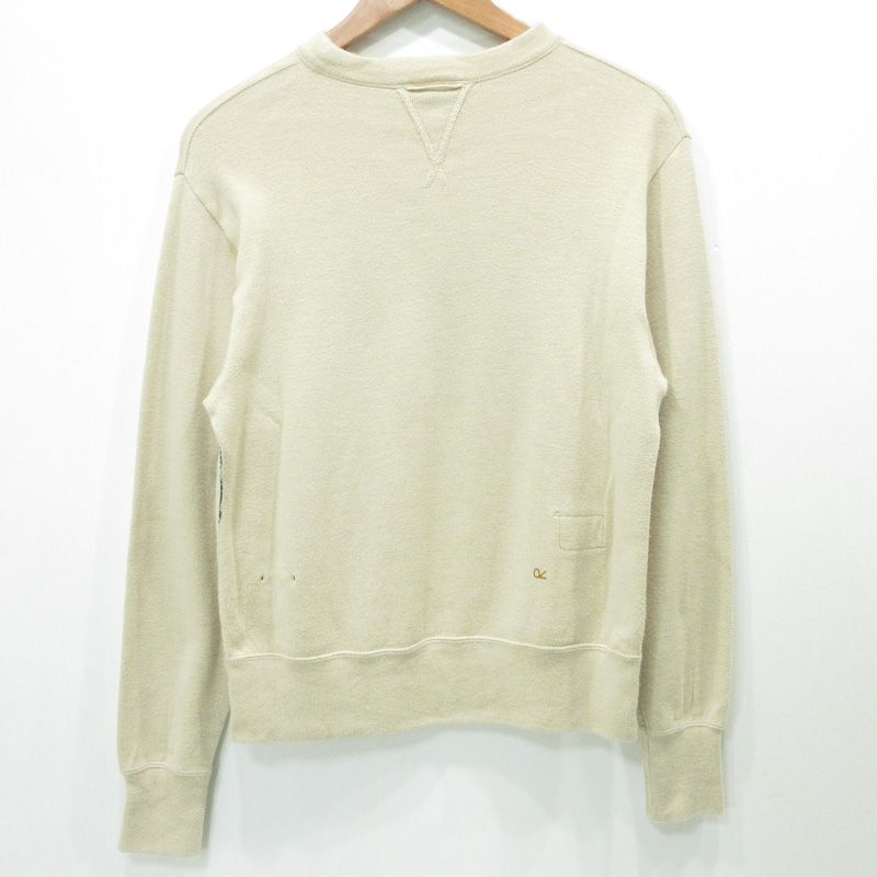 45 rpm ４５アールピーエム スムースの908スウェット ロゴ刺繍 -04-02 ベージュ サイズ 2 110