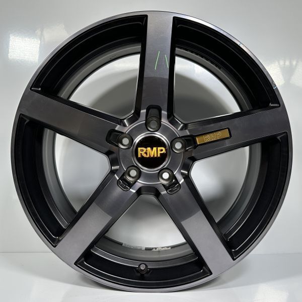  アルファード 社外 RMP 050F アルミホイール×1本 19インチ 8J PCD114.3 5穴 ハブ径73 +45 ガンメタDC マットスモーククリア 管理23259 19インチ