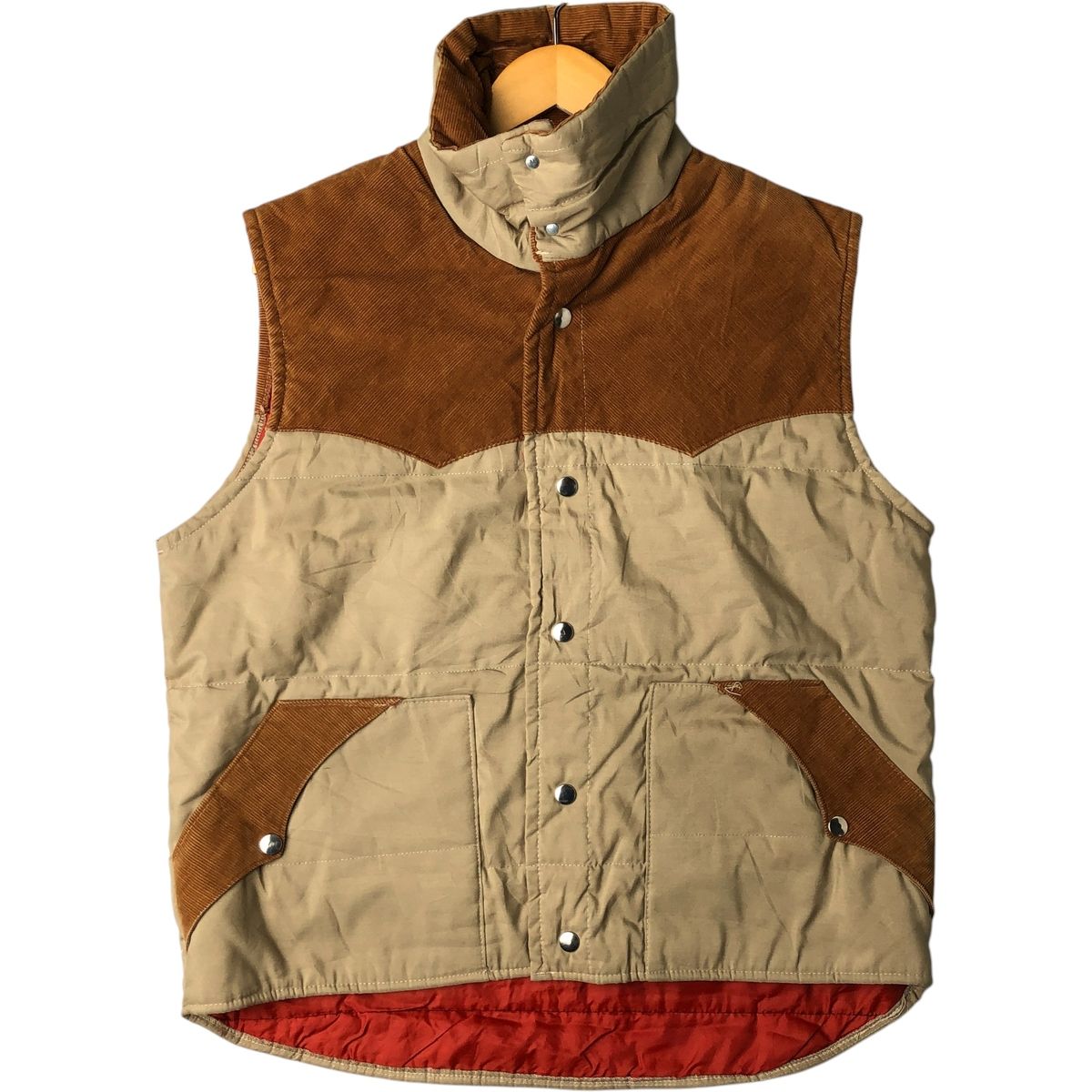 古着 80 90年代 中綿ベスト メンズL相当 ヴィンテージ eaa 599591