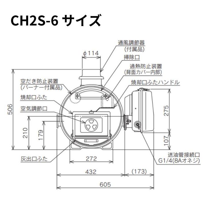 マキ焚兼用ふろがま