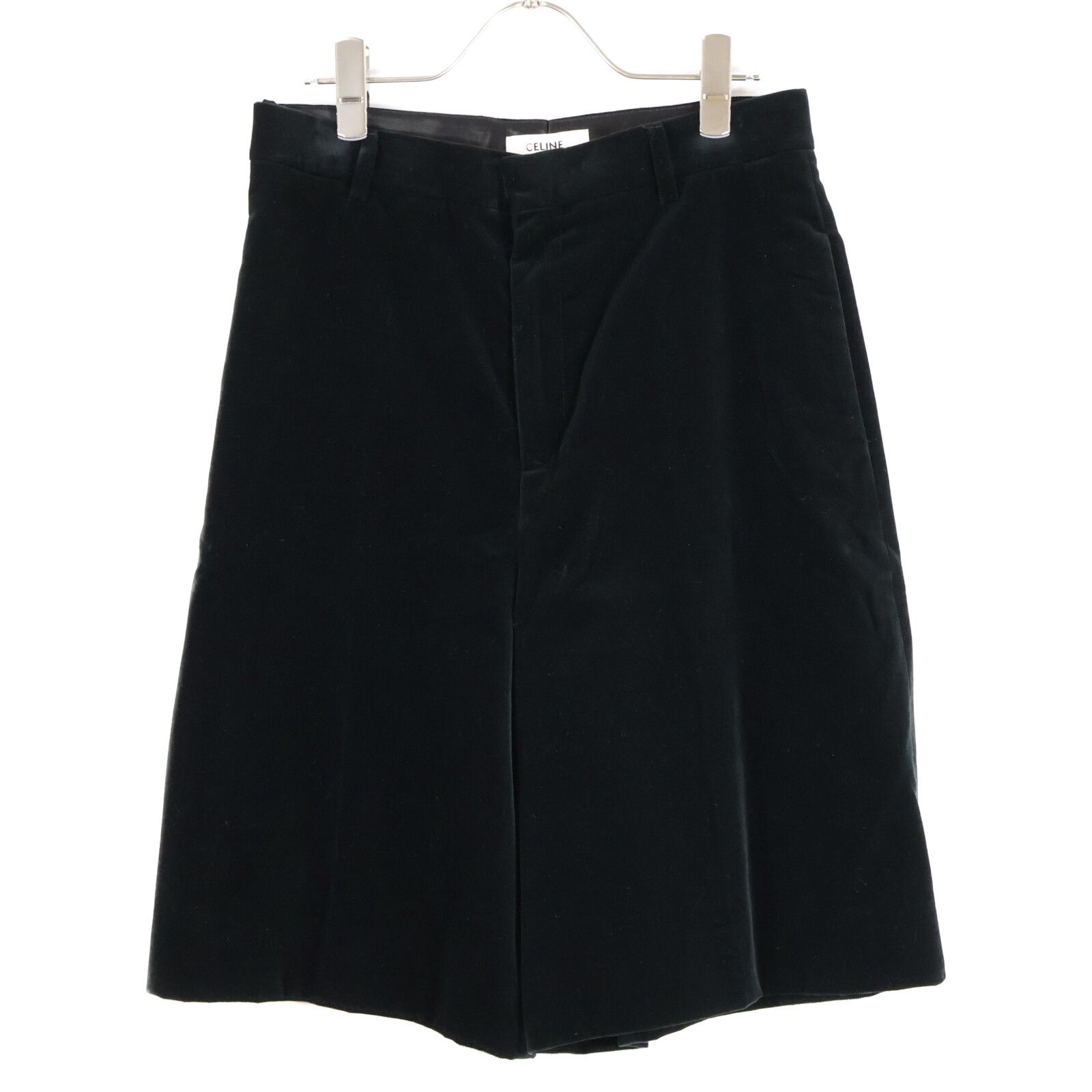 CELINE セリーヌ 正規 エディ期 ベロア ハーフパンツ 38