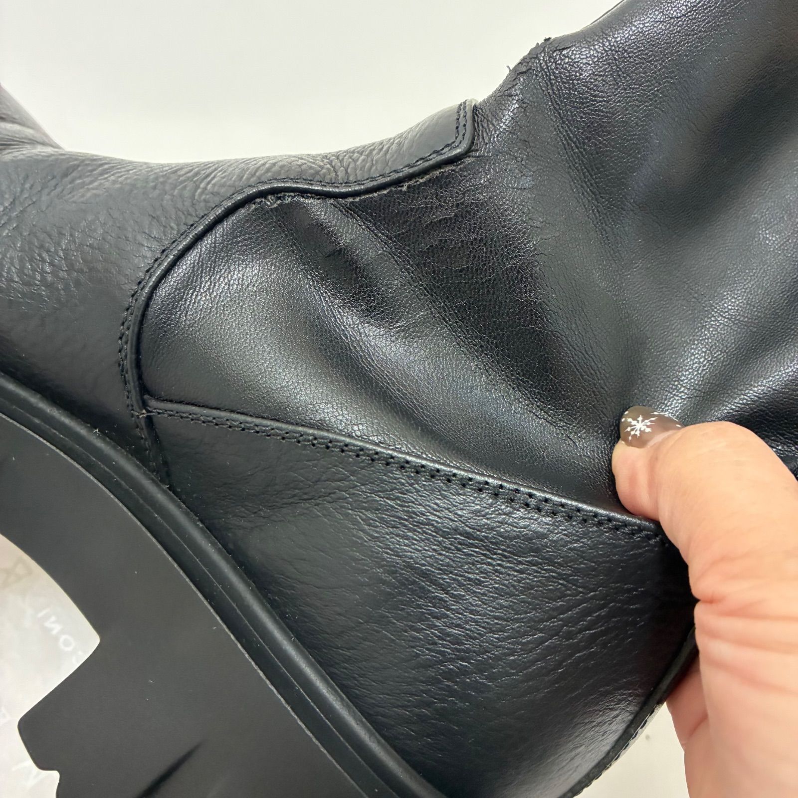 トラックソールストレッチブーツ NERO