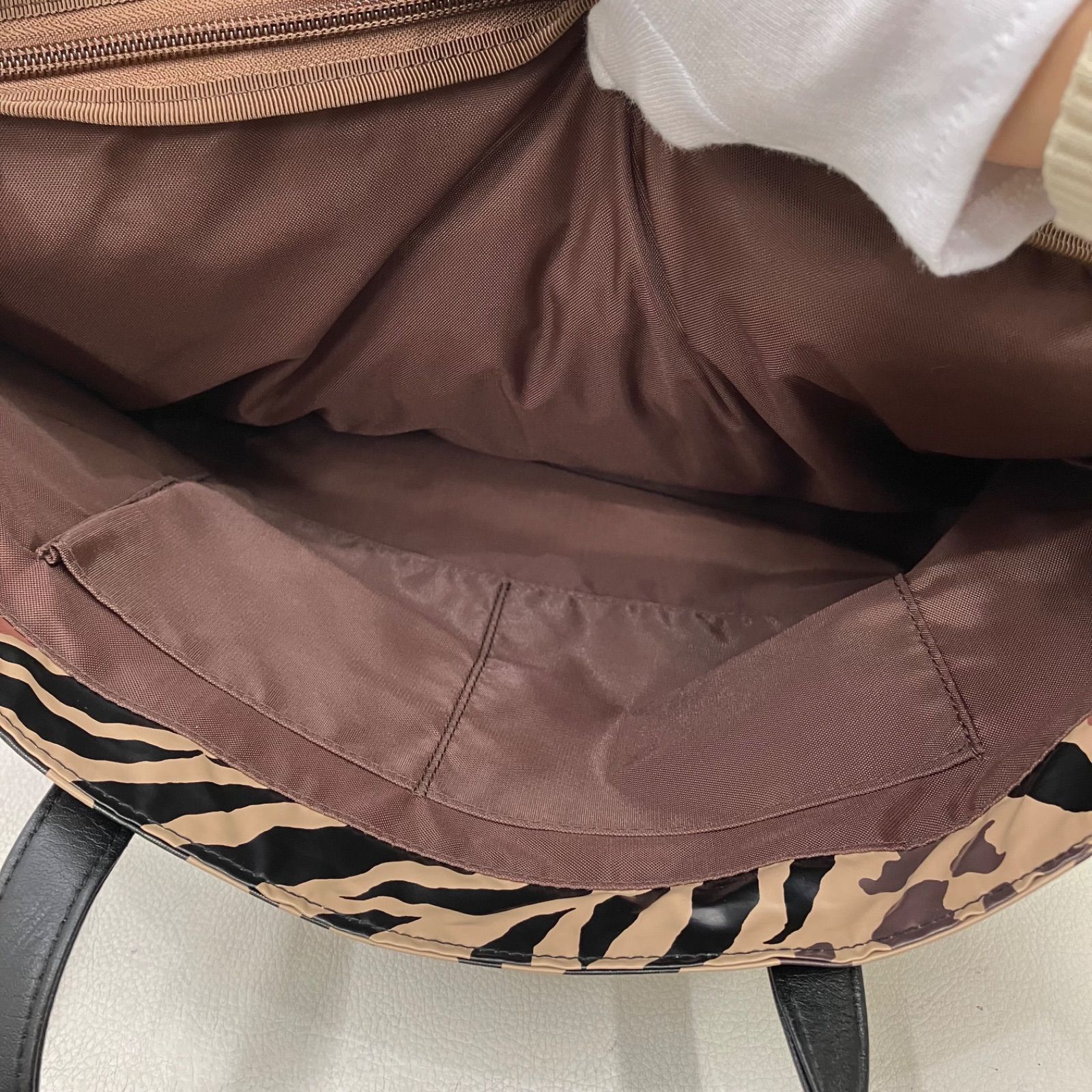 7540 FEILER フェイラー トートバッグ ハンドバッグ アニマル柄 ヒョウ