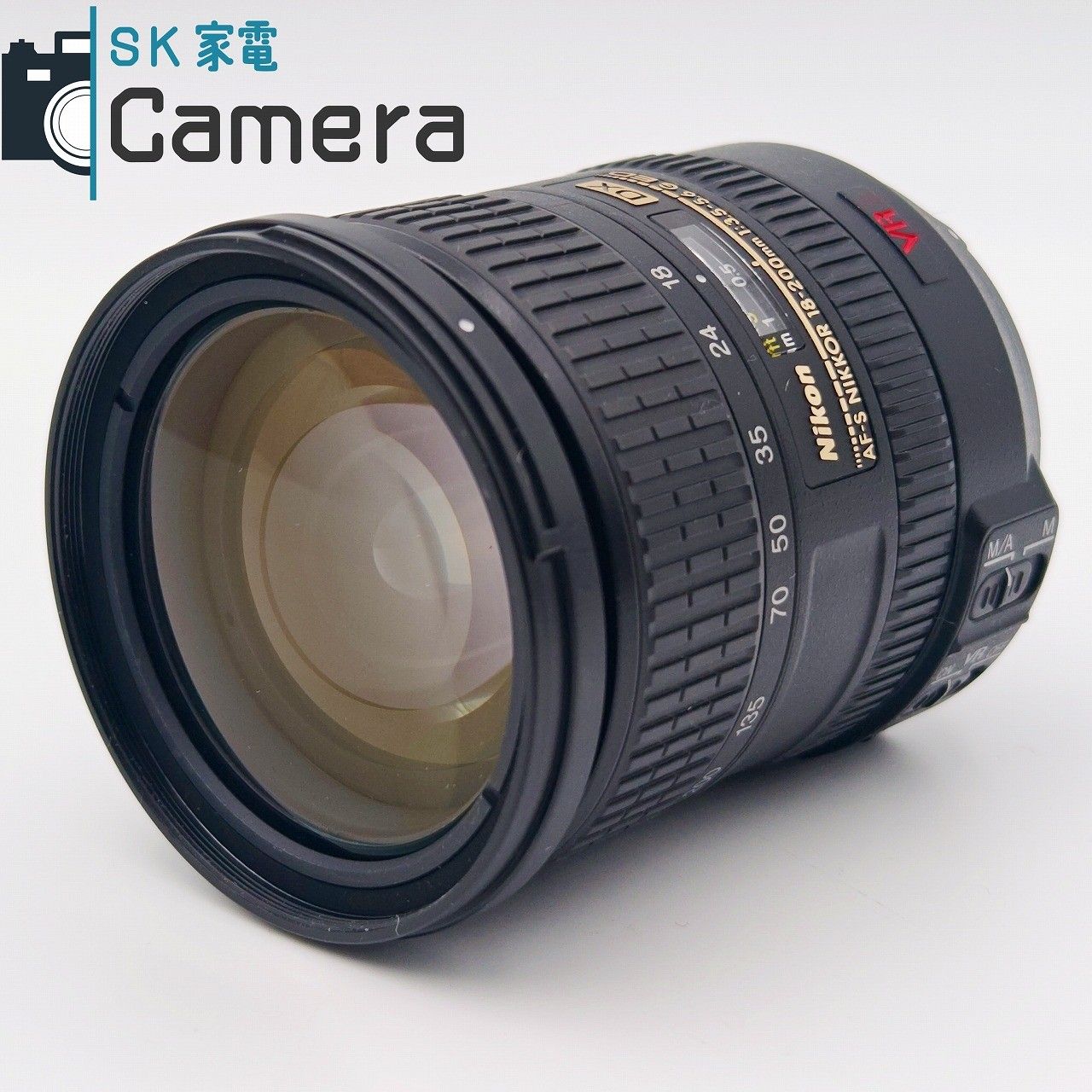 Nikon DX AF S NIKKOR 18 200ｍｍ F 3 5 6 G ED VR フード キャップ付 ニコン