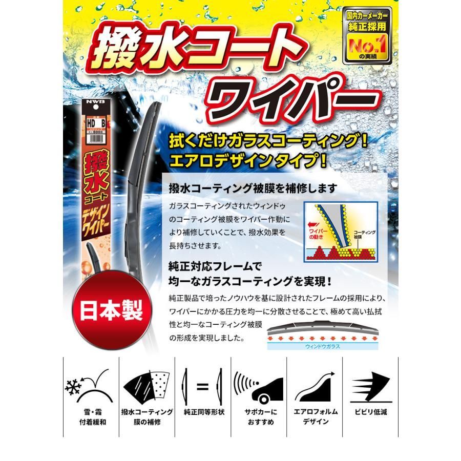 【送料無料】トヨタ 80系 エスクァイア ワイパーブレード フロント 2本セット 撥水コートデザインワイパー HD70B(700mm)+HD35B(350mm) 交換 ワイパーゴム 替えゴム NWB 【楽天市場】【替えゴムa80sr2本付き】ヴォクシー ノア エスクァイア ワイパー 80系 フロント 2本セット 1台分 AJ70+AJ34 フラット ワイパー エアロツイン J-フィット 700mm+340mm トヨタ : 優部品