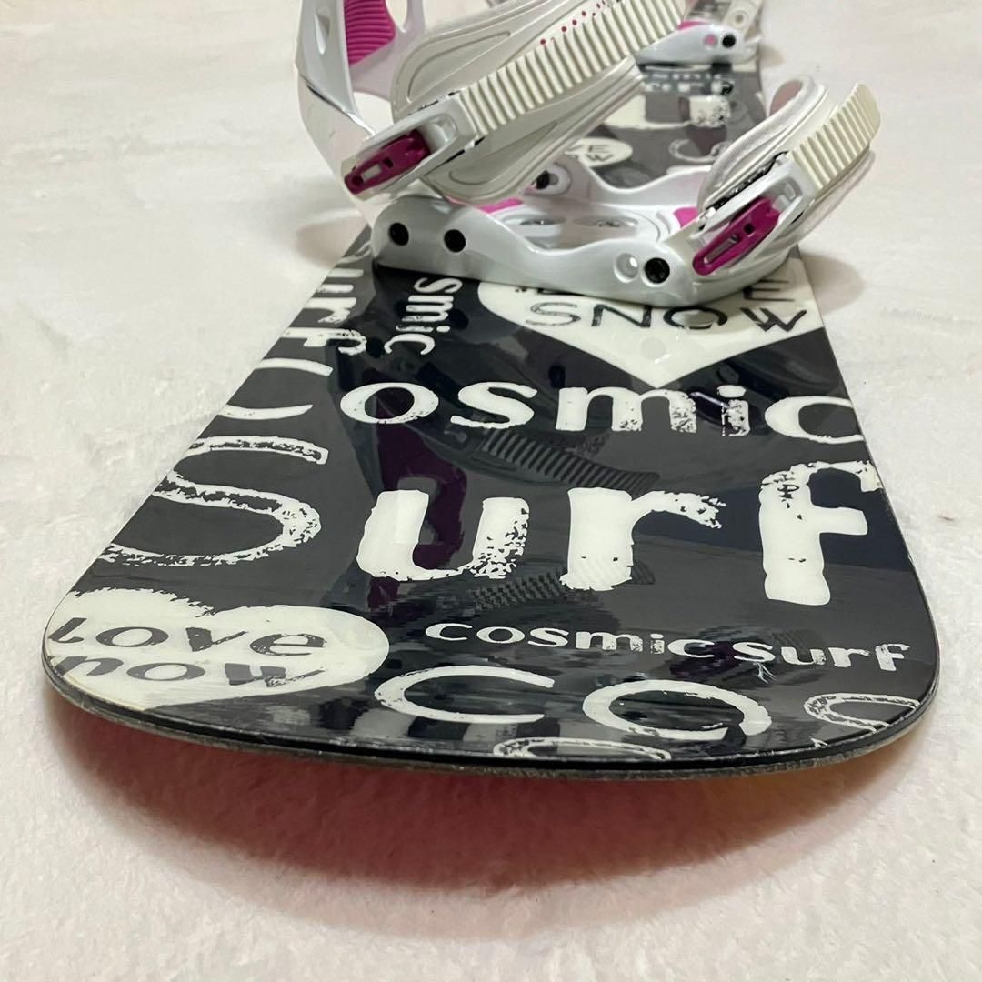 2点まとめ Cosmic surf 144cm stella スノボ ショップ ・ブーツセット