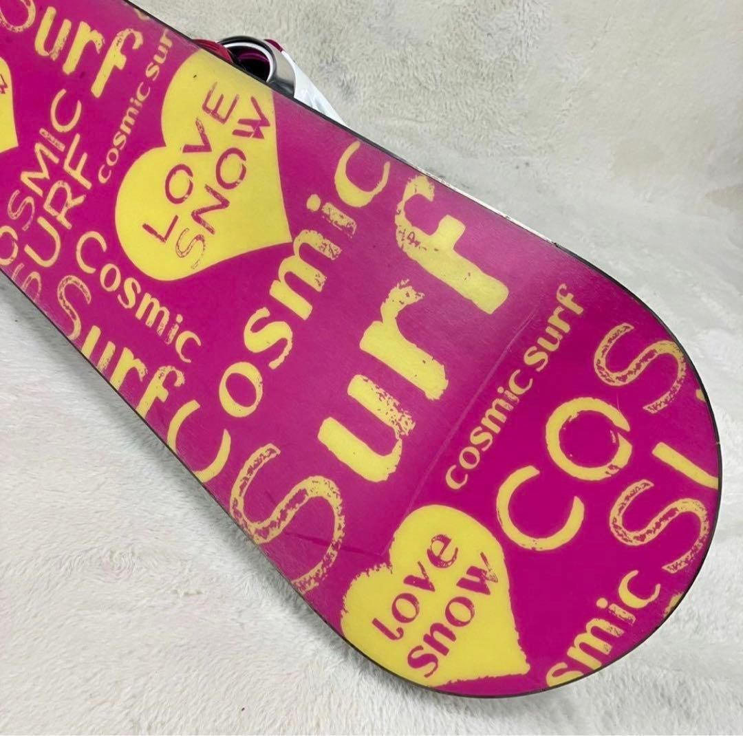 2点まとめ Cosmic surf 144cm stella スノボ ショップ ・ブーツセット