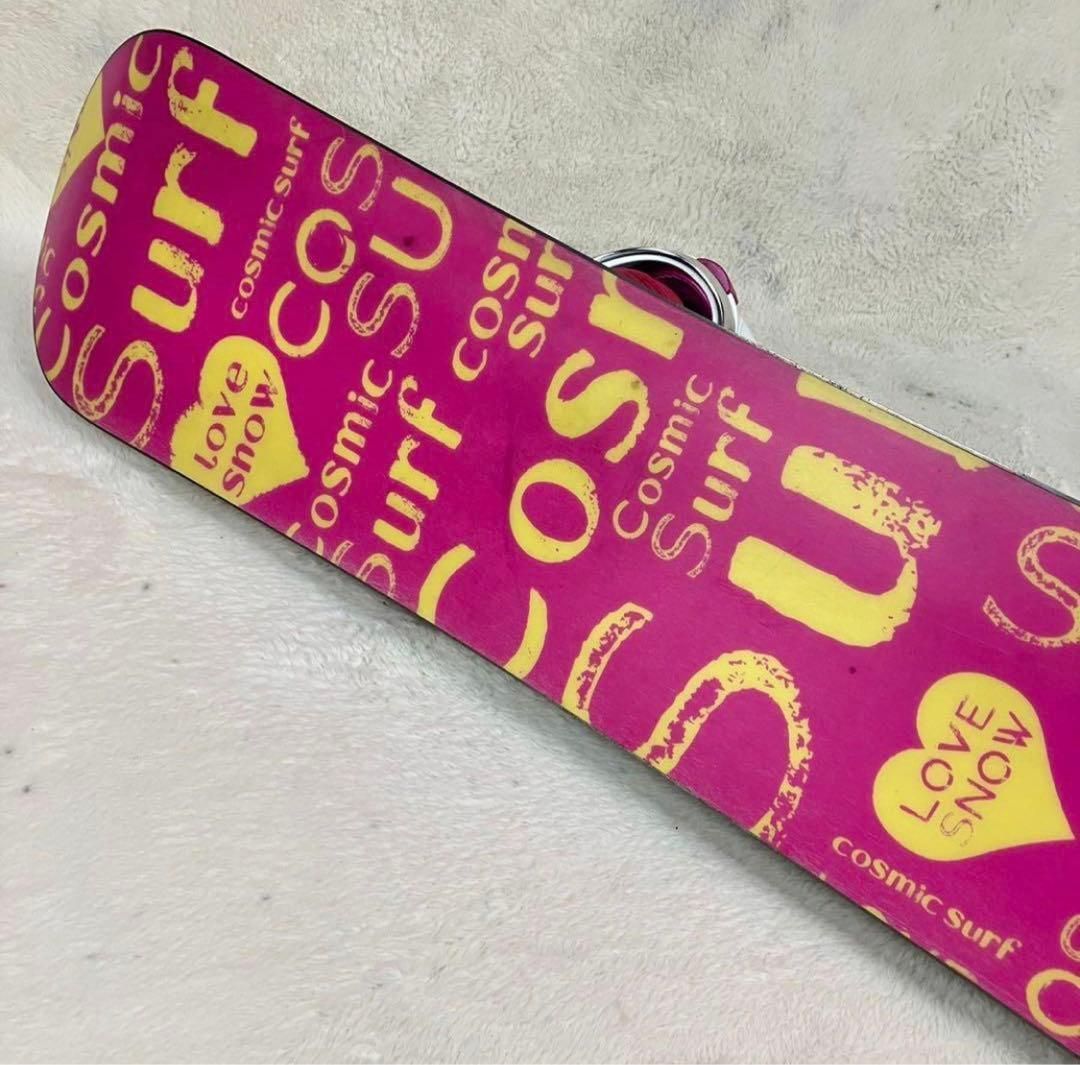 2点まとめ Cosmic surf 144cm stella スノボ ショップ ・ブーツセット