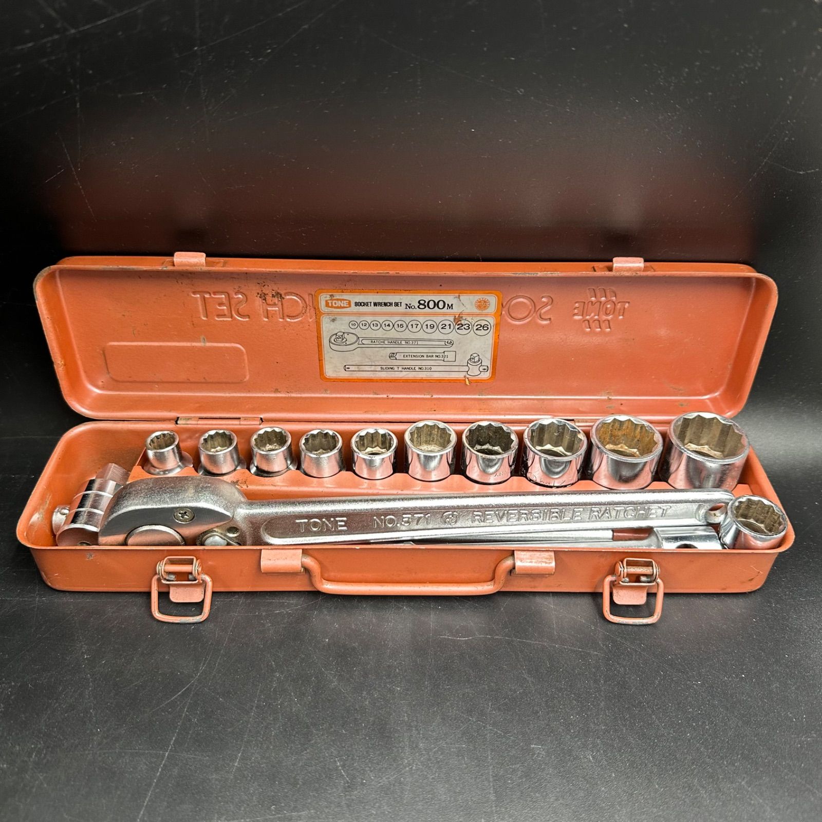 TONE SOCKET WRENCH SET ソケット レンチセット No.800M No.371