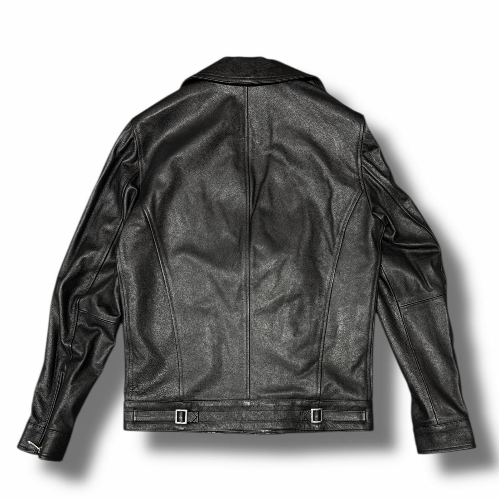 国内正規 参考上代242000円 未使用 EMMETI 24AW SP CALF SKIN レザー 