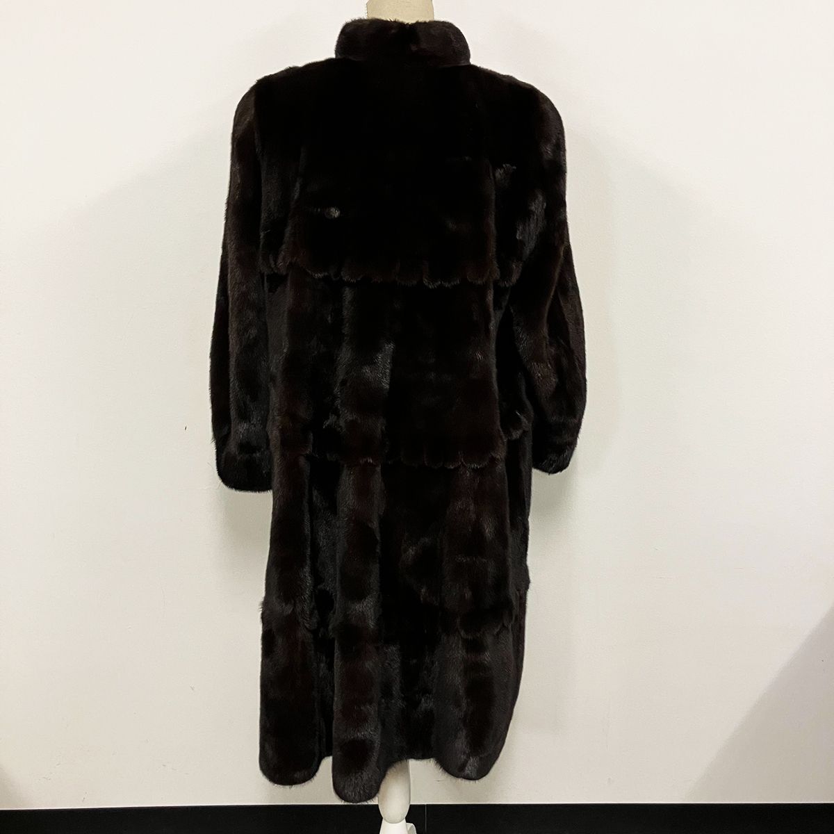 EMBA エンバ BLACKGLAMA ブラックグラマ 毛皮 ミンクコート ネーム刺繡