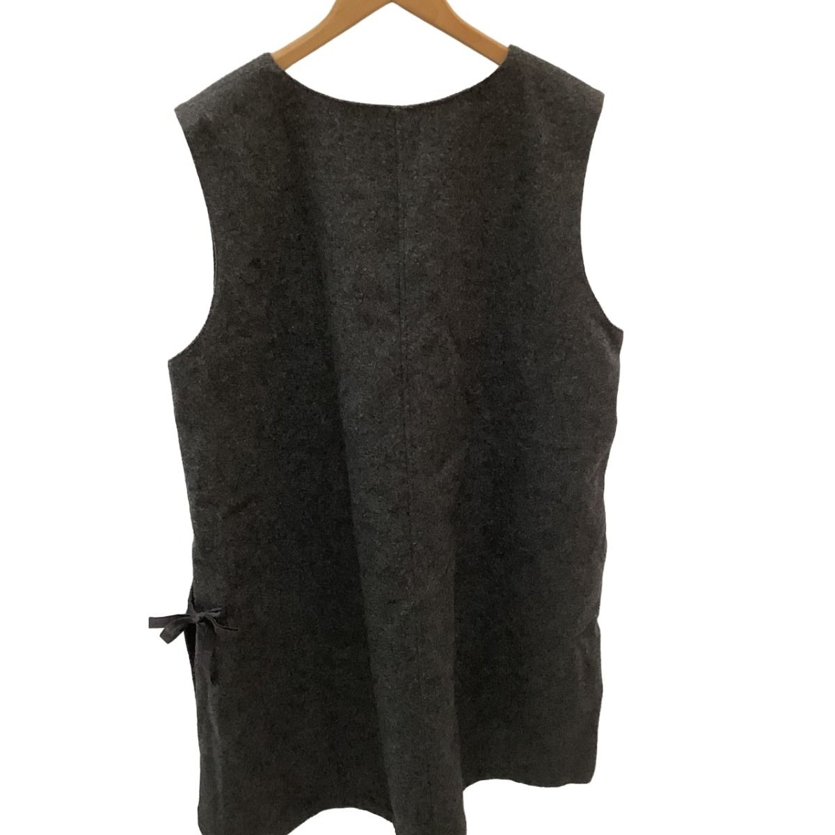 Y s ワイズ レディース Vintage 初期タグ ノースリーブワンピース グレー