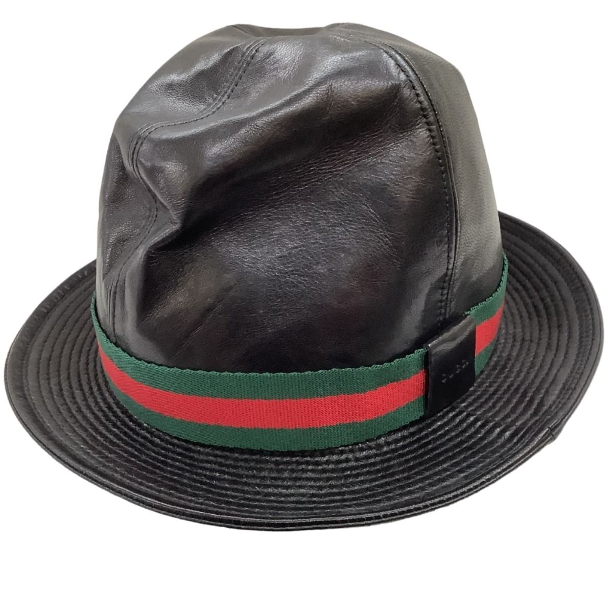 ♪♪GUCCI グッチ ハット 帽子 安い シェリーライン 本革 レザー ♪♪GUCCI グッチ ハット 帽子 安い シェリーライン 本革 レザー