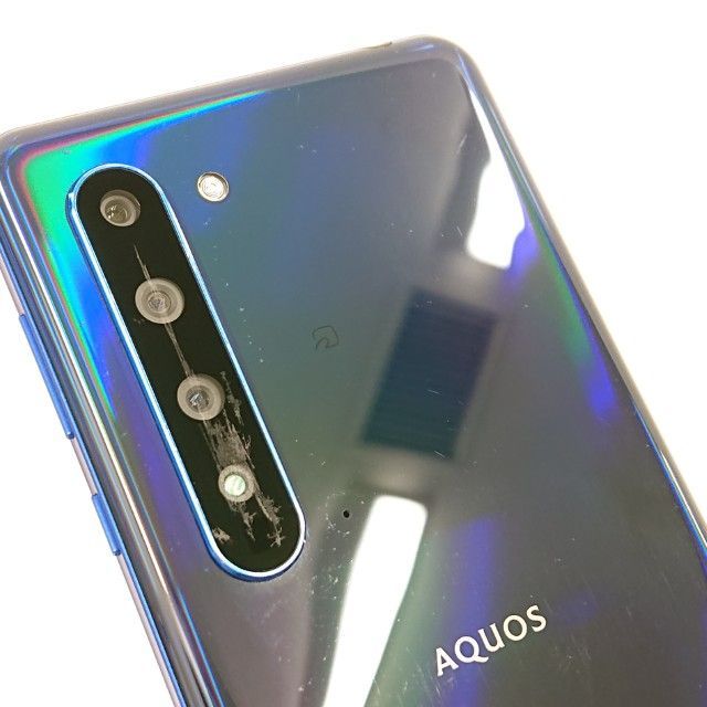simフリー　SHARP AQUOS R5G SH-RM14 アースブルー　美品 ☆simフリー☆SHARP AQUOS R5G SH-RM14 アースブルー ① シャープ