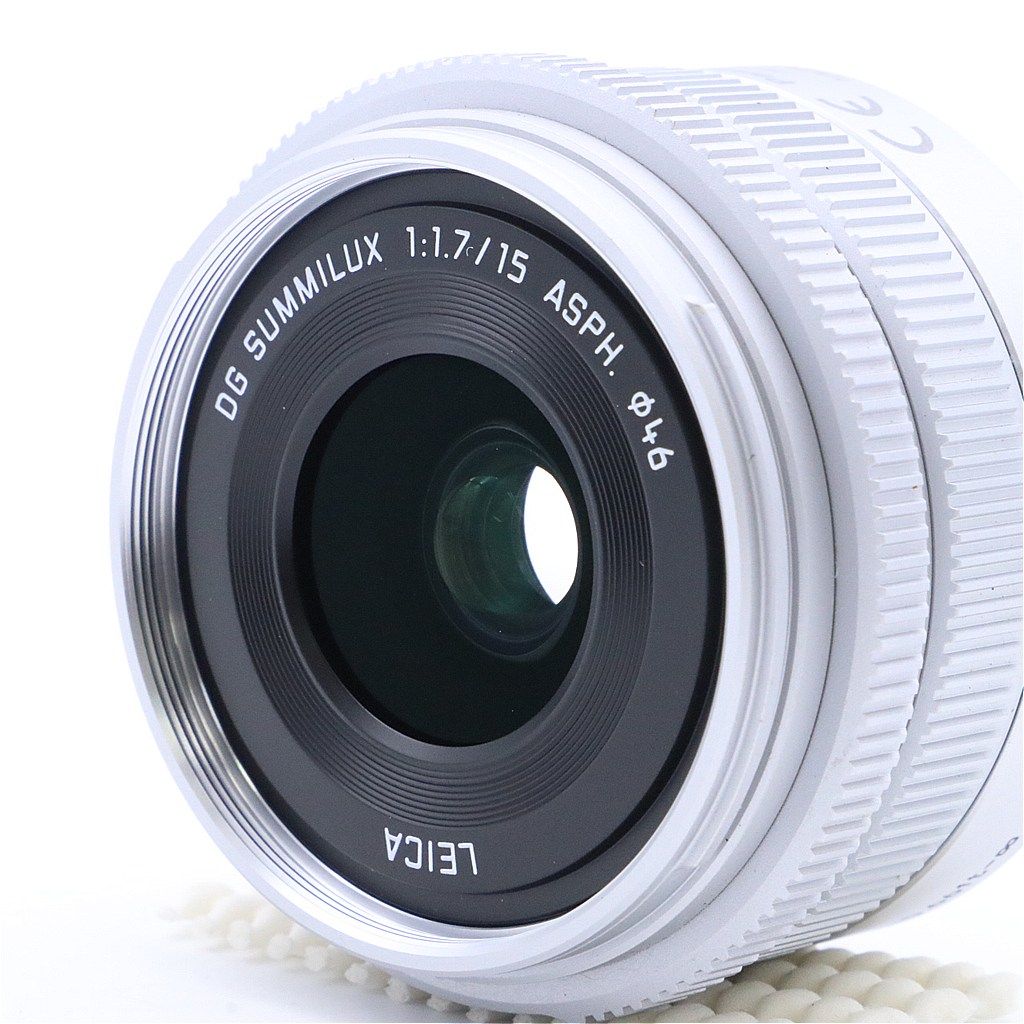 極上品】 Panasonic Leica DG SUMMILUX 15mm F1.7 ASPH. シルバー H