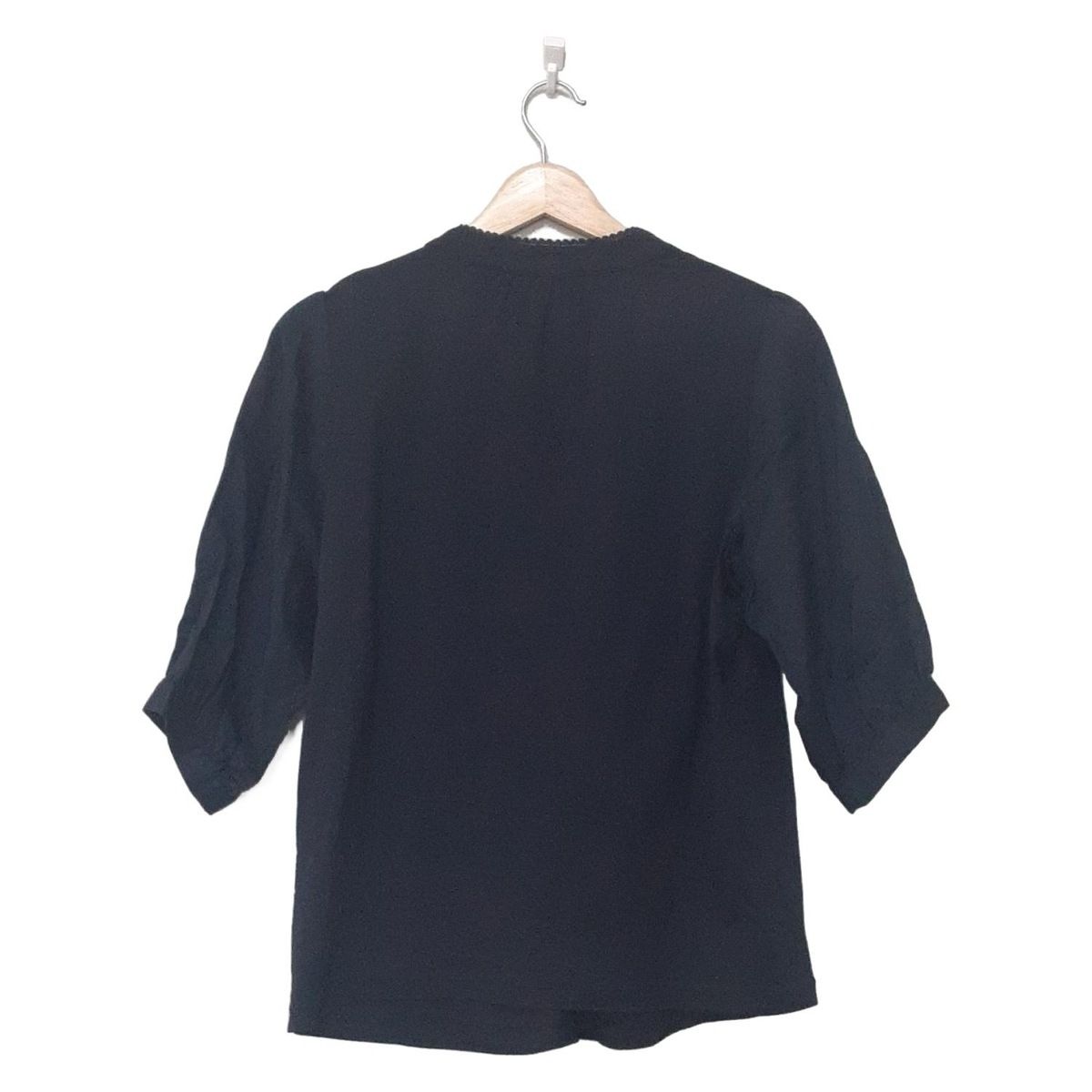 マッキントッシュフィロソフィー 七分袖シャツブラウス サイズ38 L レディース - ネイビー