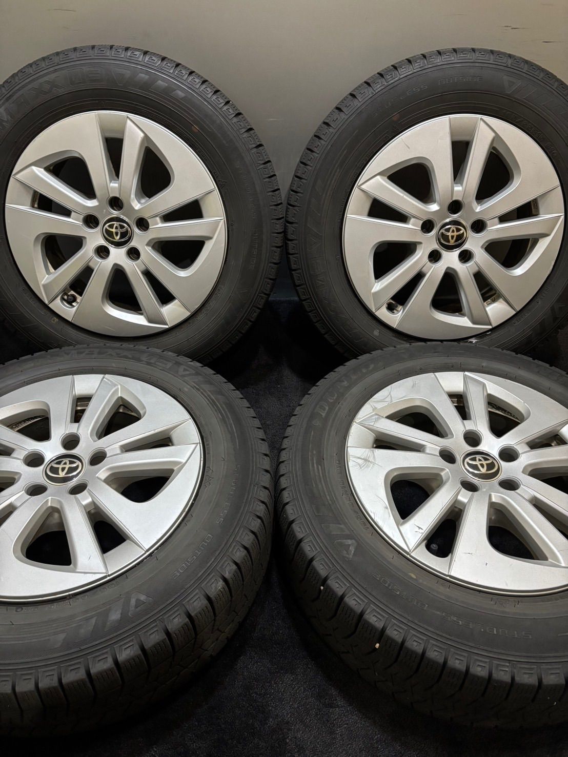 195 65 R 15 DUNLOP WINTER MAXX 03 21年製 トヨタ 50プリウス 15インチ 6 5 J 40 100 H スタッドレス 4本 南2 L 136