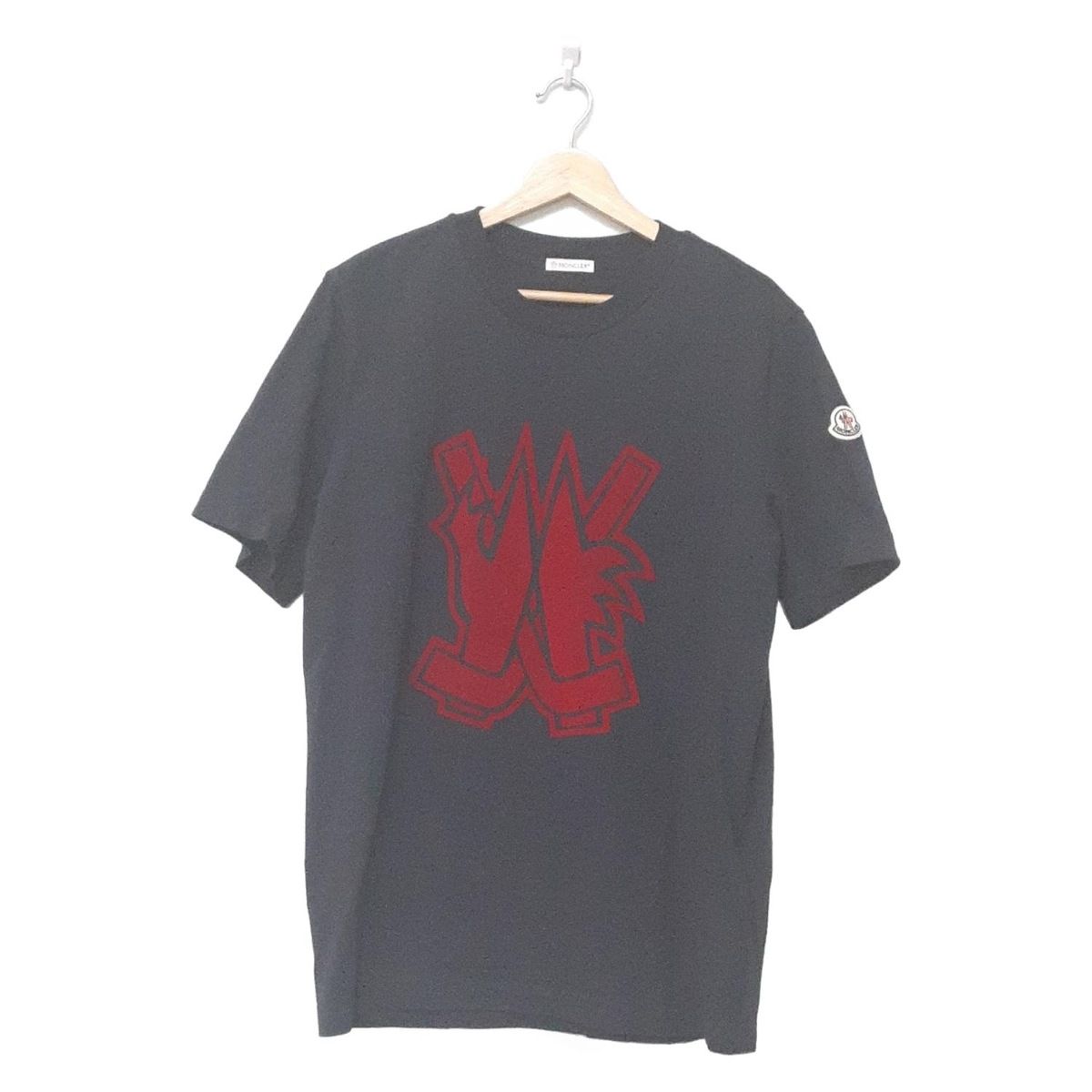 MONCLER(モンクレール) 半袖Tシャツ サイズS 小売 メンズ美品 ネイビー