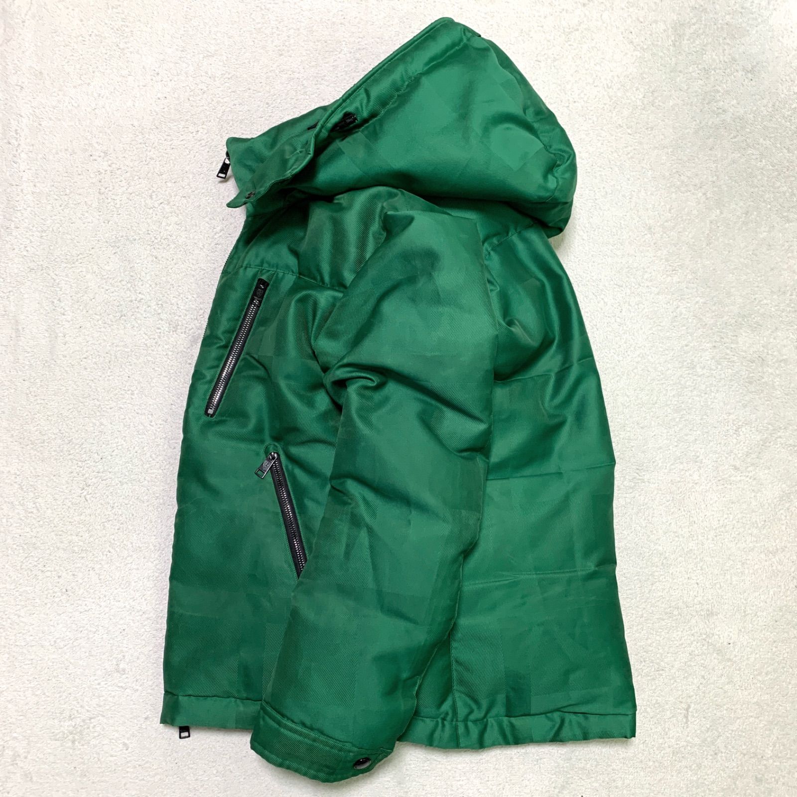 BLACK LABEL CRESTBRIDGE ダウンジャケット フード付 2WAY シャドー 