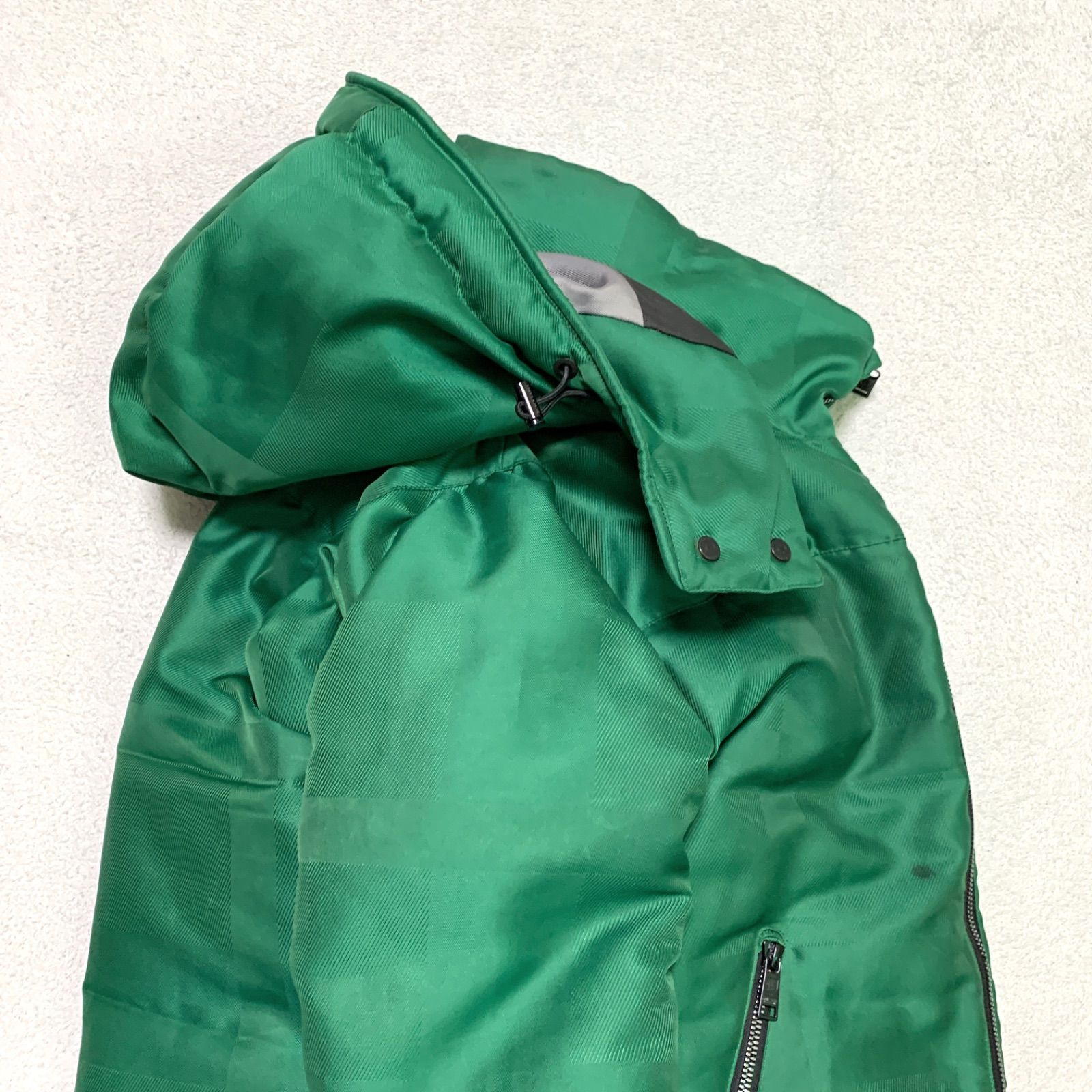 BLACK LABEL CRESTBRIDGE ダウンジャケット フード付 2WAY シャドー 