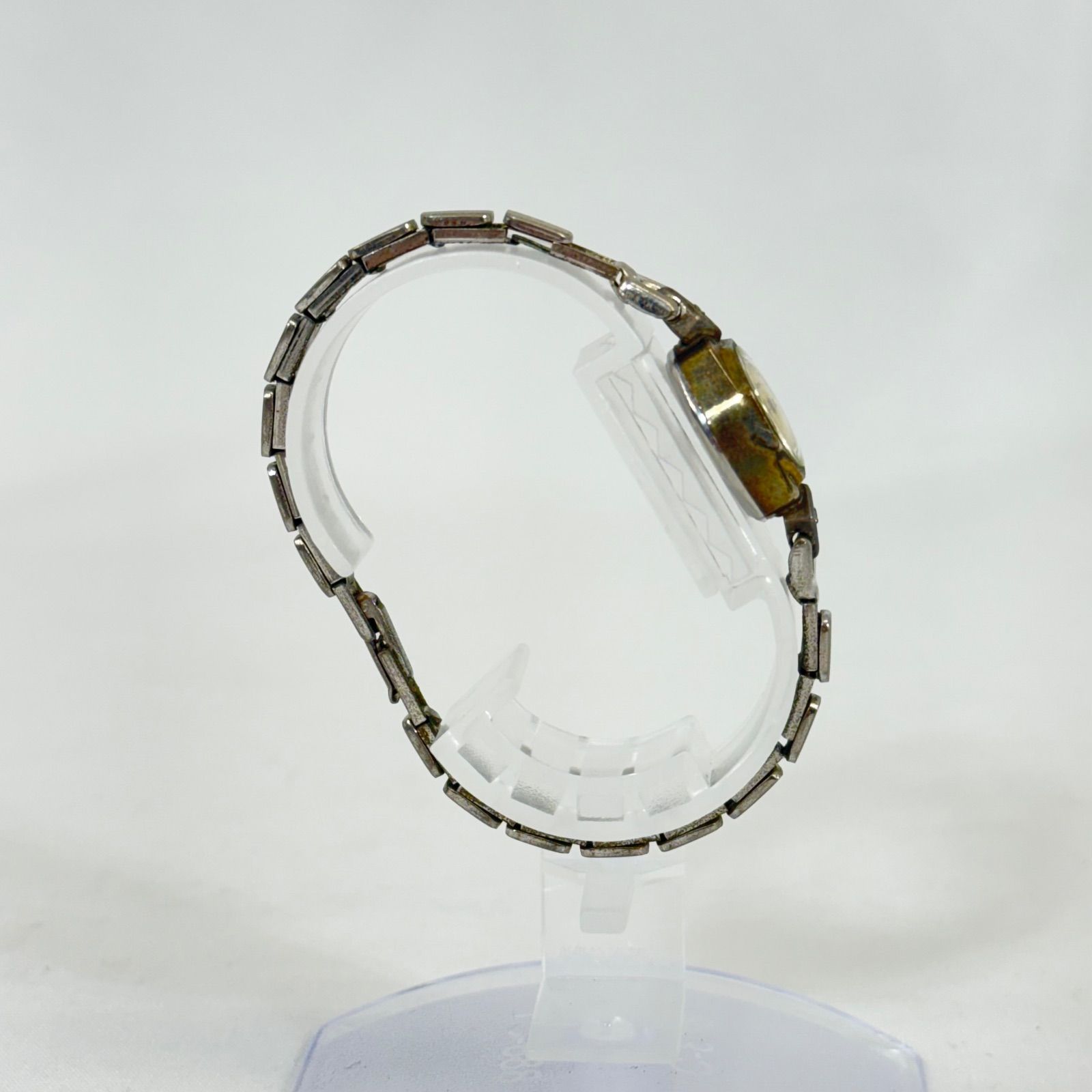 不動品】BENRUS ベンラス 手巻き 腕時計 ゴールド文字盤 金色 10K 10金