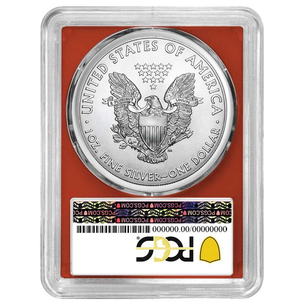 2021年 (W) $1 タイプ1 アメリカンシルバーイーグル PCGS MS70 FDOI