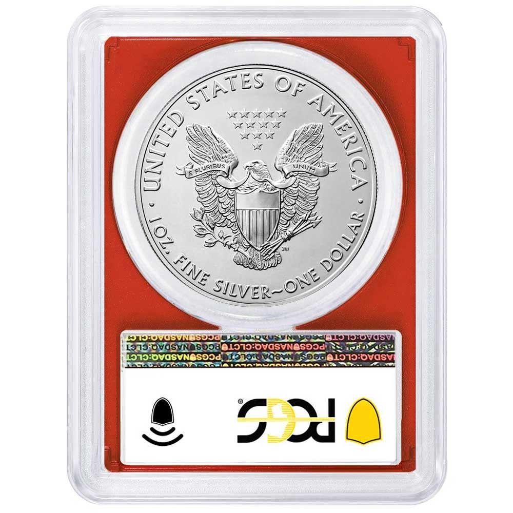 2021年 (W) 1ドル タイプ1 アメリカン シルバー イーグル PCGS MS70