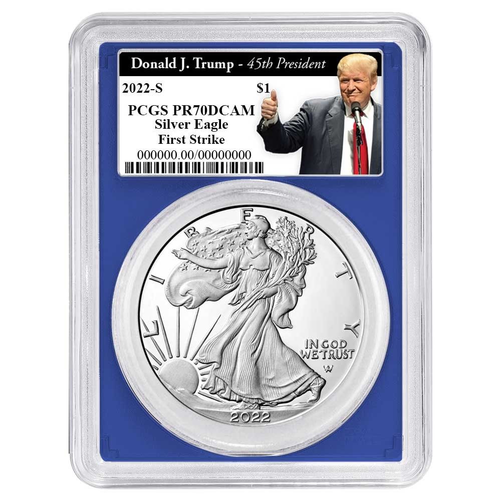 【新品】イーグル銀貨 トランプ大統領 2021 PCGS MS70 Type1 楽天市場】【PCGS MS70】 シルバー トランプ大統領 イーグル銀貨 1