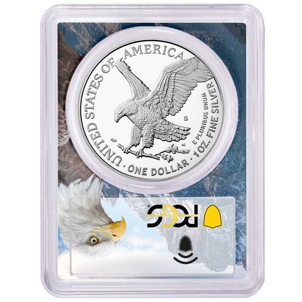 2025-S プルーフ 1ドル アメリカン シルバー イーグル PCGS FS イーグルフレーム