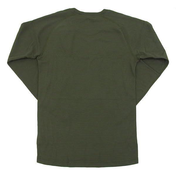 モンベル アンダーウエア メンズ ジオライン M.W.ラウンドネックシャツ 1107704 ダークグリーン DGN S