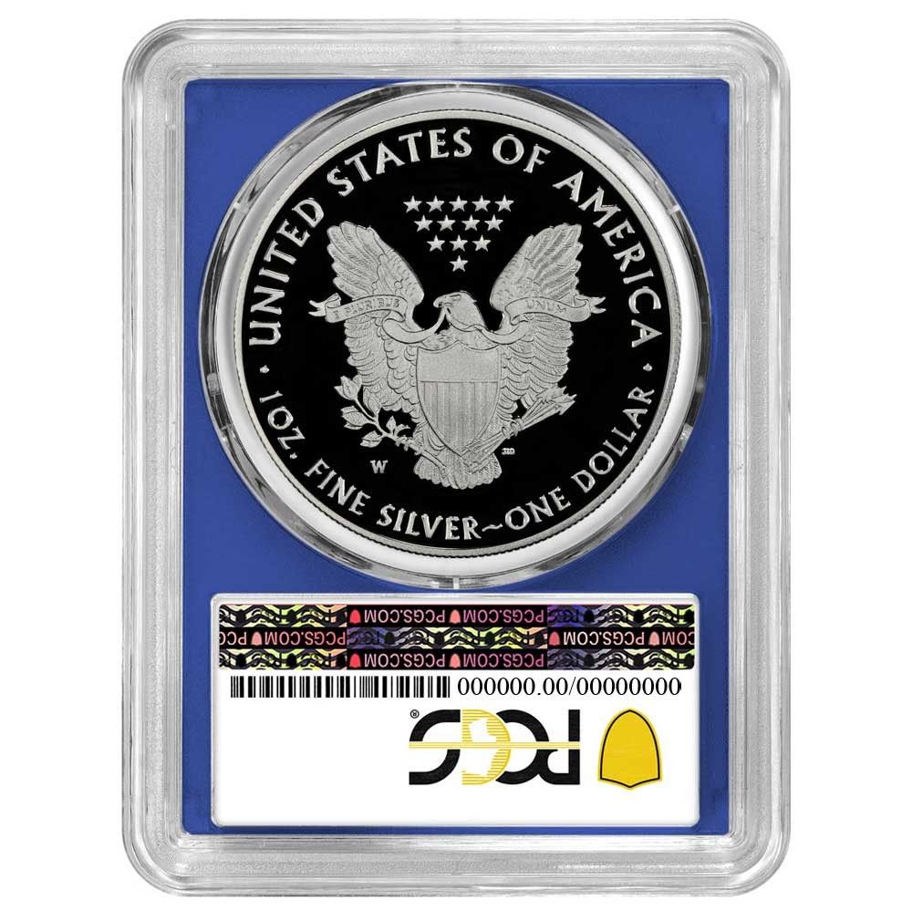 2021 W プルーフ 1 タイプ1 アメリカンシルバーイーグル PCGS FDOI アメリカ製