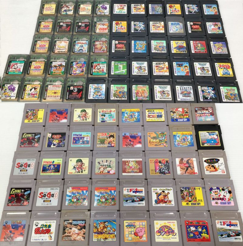 ゲームボーイカラー　ソフト11本　充電器　セット販売　【ジャンク品】 ゲームボーイカラー 本体 ジャンク品 げームボーイカラー レッド CGB