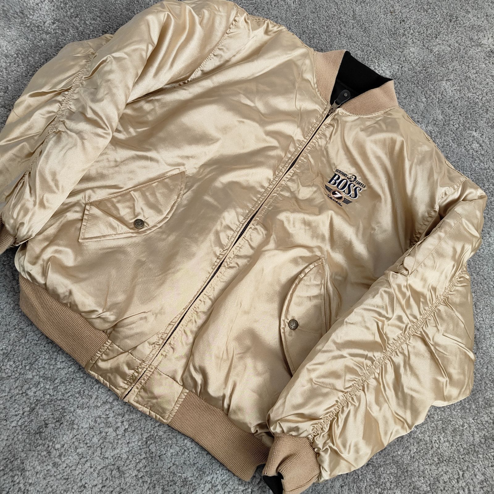 SUNTORY BOSS サントリー ボス ボンバージャケット MA-1 ボスジャン