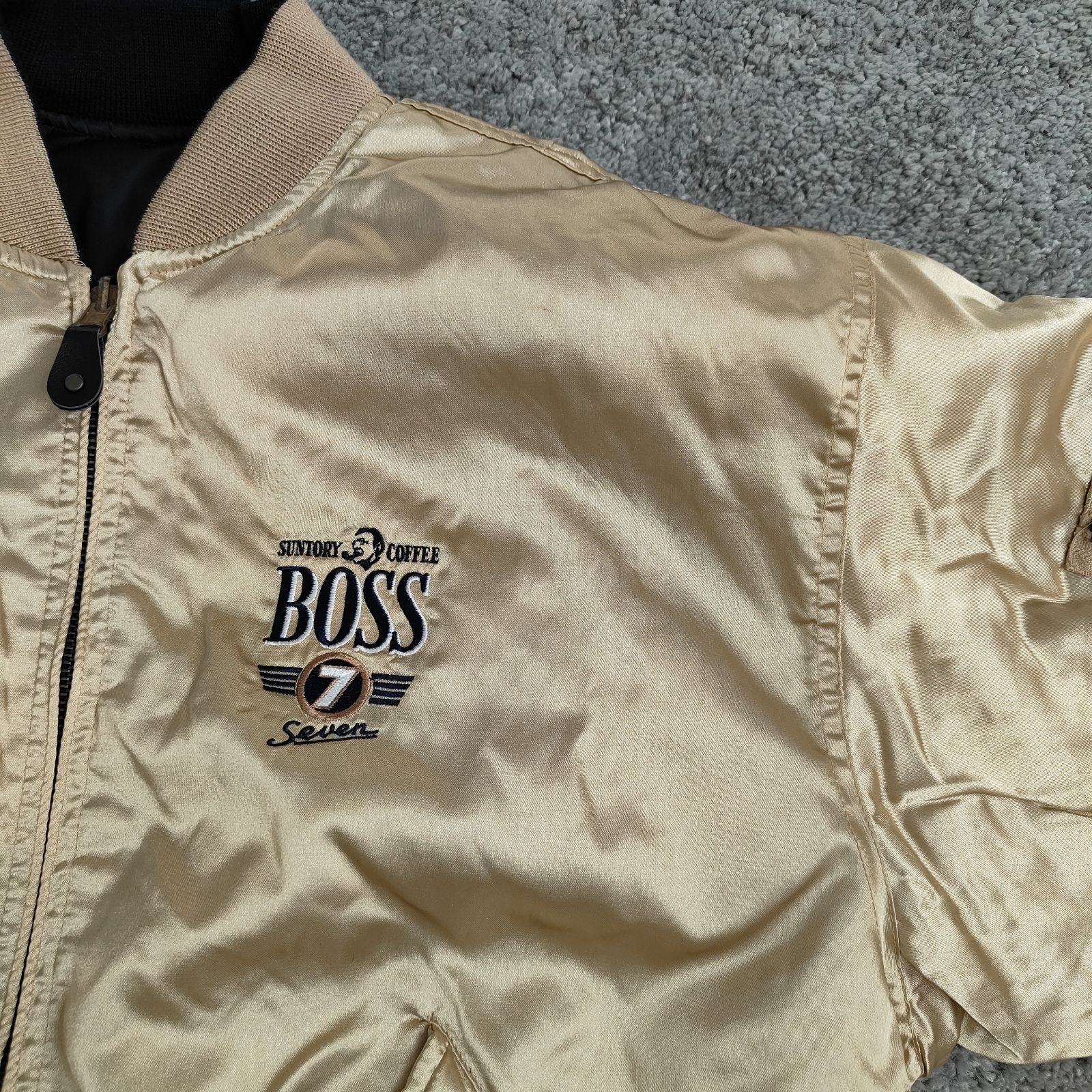 SUNTORY BOSS サントリー ボス ボンバージャケット MA-1 ボスジャン