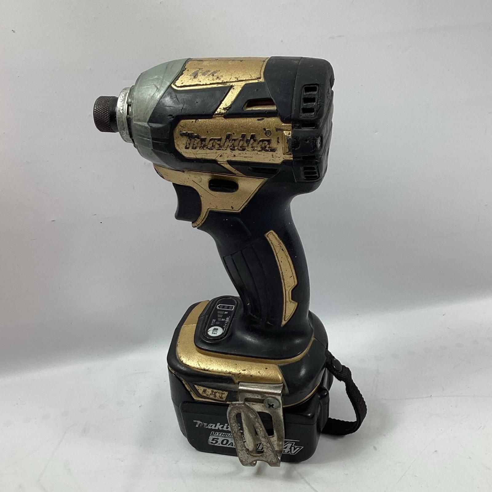 MAKITA マキタ インパクトドライバ ブラック×ゴールド 充電器 充電池 ケース付