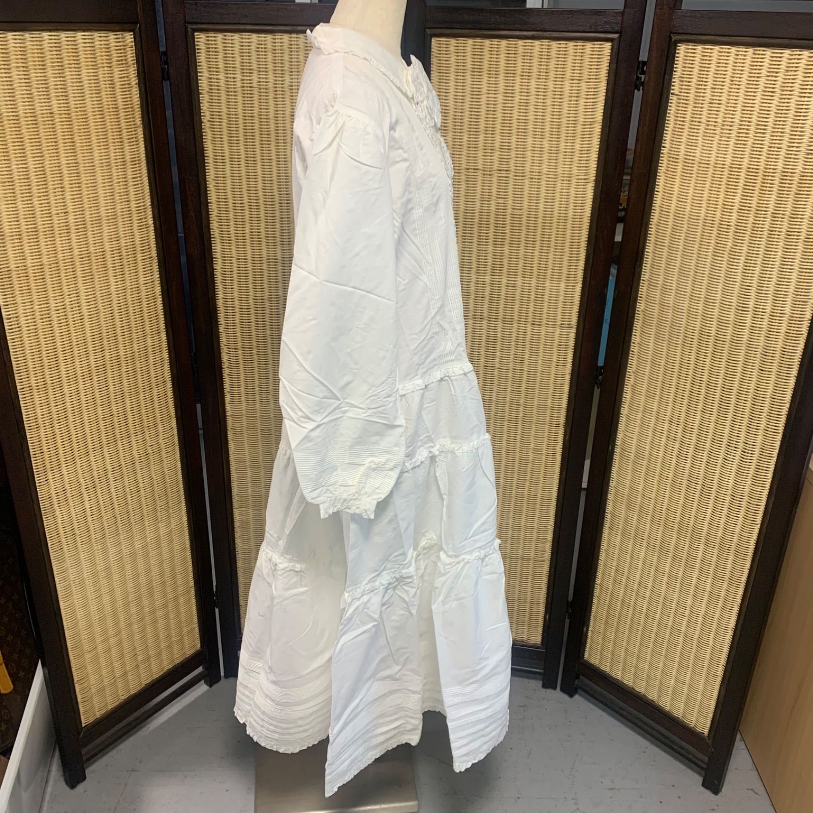 ⭐️ピンクハウス⭐️BIGリボン⭐️ピコフリル⭐️ブラウス⭐️ゆったりサイズ⭐️白⭐️ローン ⭐️ピンクハウス⭐️BIGリボン⭐️ピコフリル⭐️ブラウス