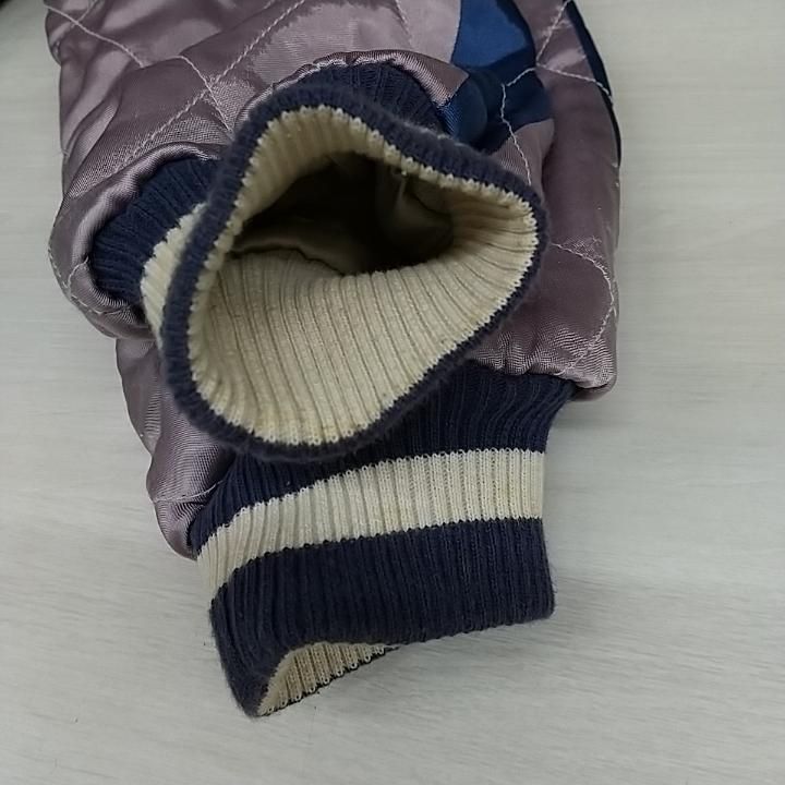 東店75-2770-2512] 聖林公司◇バタフライ刺繍 サテン リバーシブル