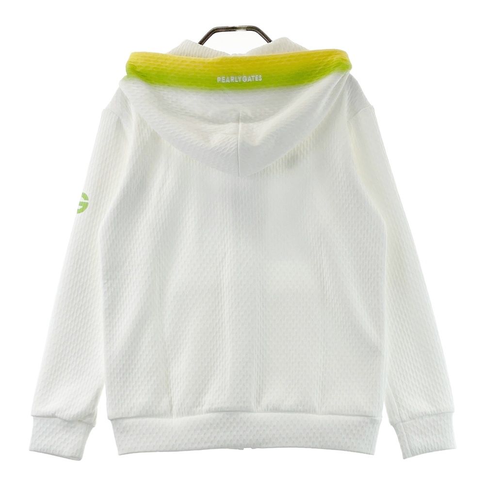サイズ 0 PEARLY GATES パーリーゲイツ ジップパーカー グラデーション ホワイト系 ゴルフウェア レディース ストスト