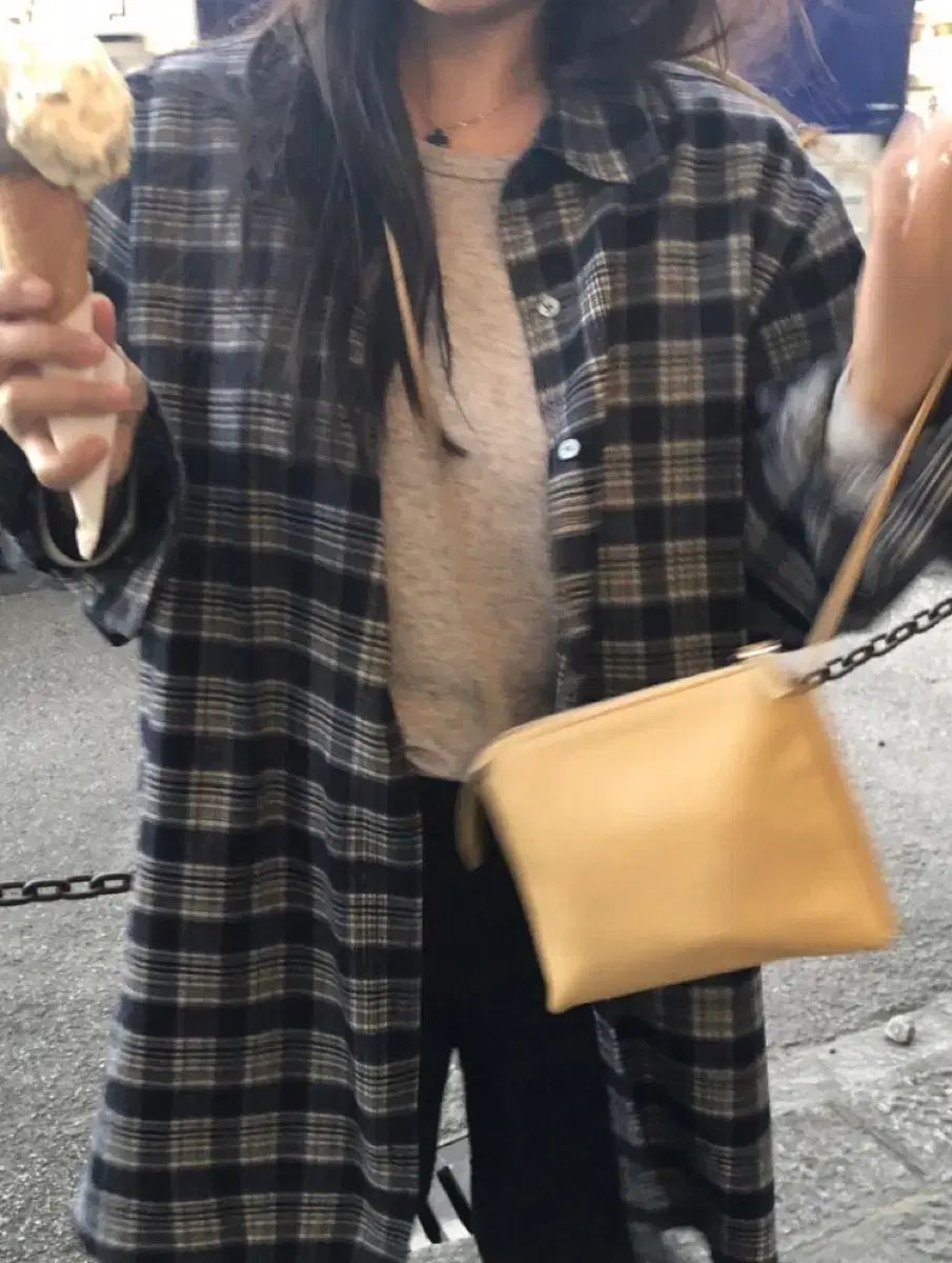 エクリー LEE Long CHECK シャツ