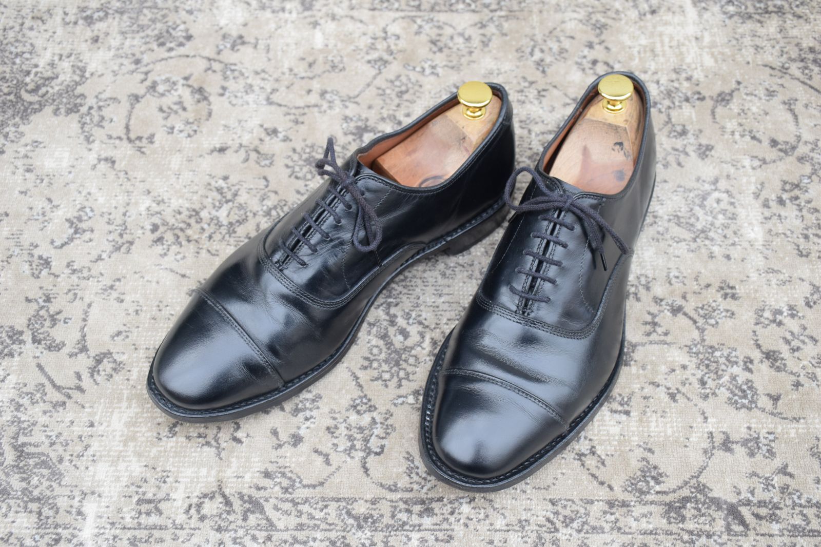 Allen Edmonds アレンエドモンズ Park Avenue パークアベニュー ストレート 内羽根 黒 ブラック US 8.5 26.5 cm 3 E W 3431