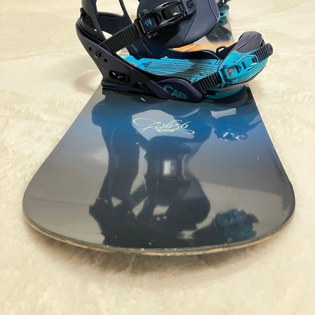 BURTON Fish 156 CARTEL カーテル スノーボード 板バイン ビンディング