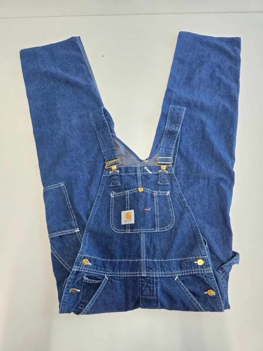 Carhartt カーハート デニム オーバーオール 뽀빠이ズボン サスペンダーズボン